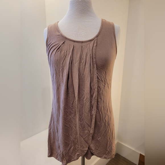 3/$25 Maternity Nursing Tank Top, Dusty Rose - Picture 2 of 5